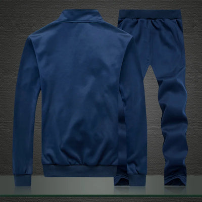 2023 Gym Spring Jacket + Pants Casual Tracksuit Men Sportswear Tracksuits Men Polyester Sweatshirt Sporting Fleece ropa hombre