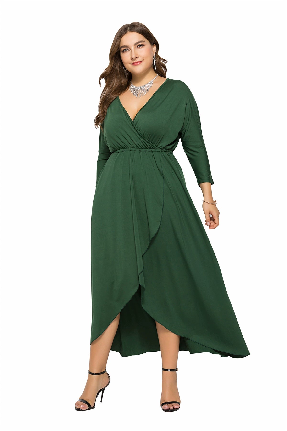 Big Size Women's Dress Summer Fashion Maxi Long Dress Fat Woman Dress