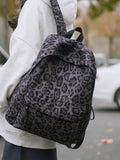 2025 New Arrival Fashion Leopard Print Backpack Female Easiest for Match Leisure Travel Backpack Sexy Style Schoolbag Ins Niche Style