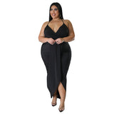 Fat Women plus Size Sexy Dress Ladies Party Braces Skirt2023