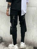 Youth Mechanical Style Ribbon Japanese Style Fried Street Tactical Pants