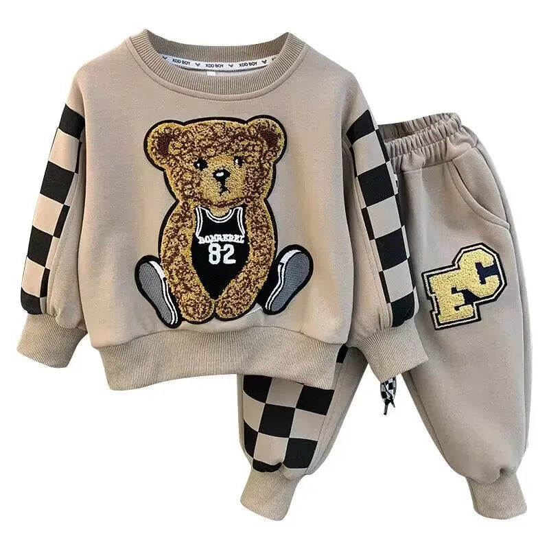 Baby Clothes Set Spring Autumn Children Clothing Sportswear Suits Kids Baby Boys sweater+pant 2PCS Child Training Boy Clothes