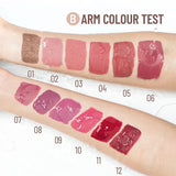 12 Colors Lip Gloss Set Matte Velvet Non-Stick Waterproof Sweatproof Long Lasting Exquisite Gift Set Gift Idea