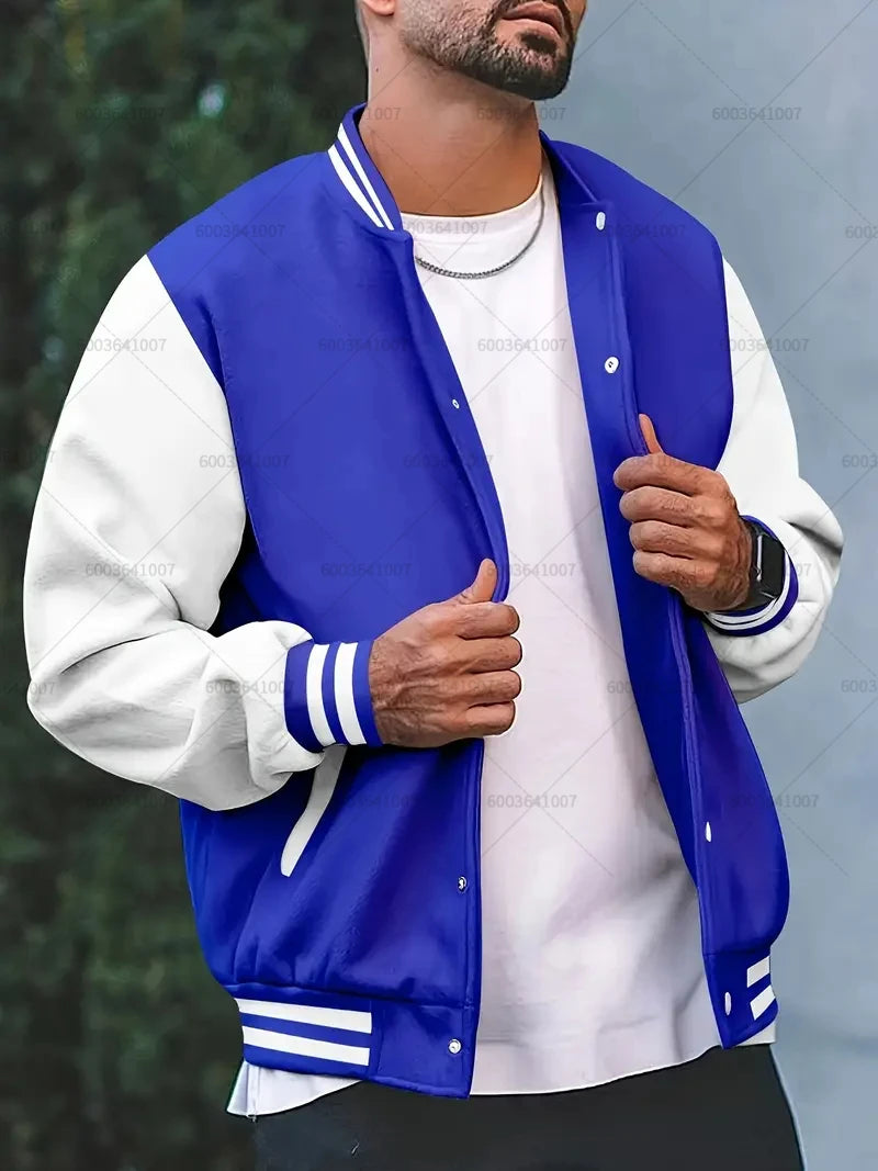 Couple Disney Stitch Men's Women Baseball Jacket  Autumn Winter Fashion Coats Fleece O-Neck Streetwear Hoodies Tops Loose Casual