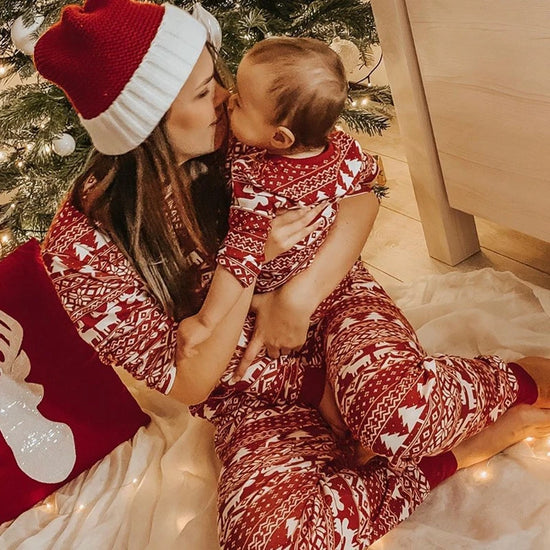 Vêtements maman et moi, ensemble pyjama de noël pour la famille, vêtements de nuit doux et mignons, costume 2 pièces pour adultes et enfants, tenues de noël, nouvelle collection 2023