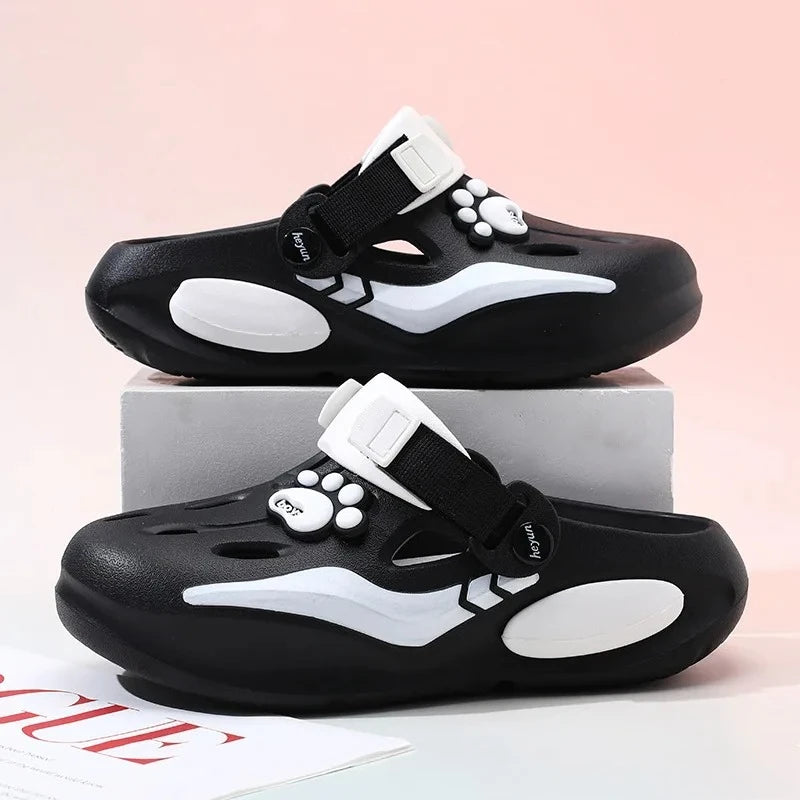 Chunky Platform Clogs Shoes for Women Thick Bottom Non Slip Beach Sandals Woman Summer Fashion Wedges EVA Sandals Slippers