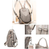 Anti-theft Double Shoulder Bags Women Waterproof Oxford Cloth Travel Backpack Nylon Backpacks Accessories for Travel Student