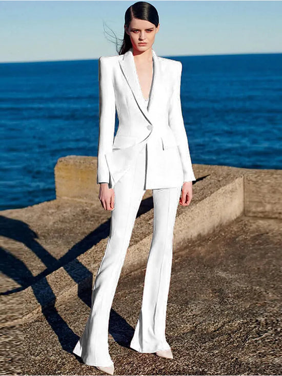 HIGH QUALITY Newest 2023 Runway Designer Suit Set Women&