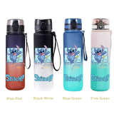 650ML Stitch Water Cup Leak Proof Locking Flip Cover Water Bottle Gym Fitness Outdoor Sport Shaker Drink Bottle Kids Gifts