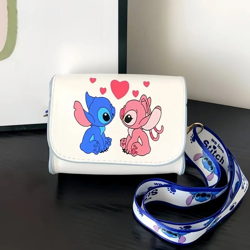 Anime Kawaii Love Stitch&Lilo Crossbody Bags  Girls Women Luxury Brand Bag High Quality mini Designer Bags For Gifts