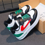 Children's Rotating Button Sports Shoes Breathable Mesh Single Net Shoe Summer New Arrival Middle Large Children Flat Shoes