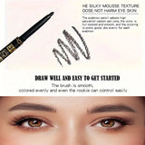 3Pcs Waterproof & Sweat-Proof Black Eyeliner Pencil - Long-LastingSmudge-Proof for Bold Eye Makeup, Easy Glide Formula for Perfe