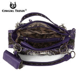Camouflage Pistol Women Purse with Matching Wallet Set