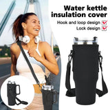 40OZ Water Bottle Carrier Bag with Phone Pocket for Stanley Cup, Water Bottle Holder with Adjustable Strap Thermos Cup Holder