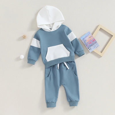 2023-07-28 Lioraitiin0-3T Newborn Toddler Baby Boy Fall Winter Outfit Clothes Hoodie Set Tracksuit Sweatsuit Jumper Trouser
