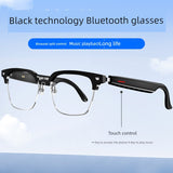Bluetooth Smart Glasses Full Frame 2024 New Arrival Wireless Headset Sunglasses Integrated Anti-Blue Light Polarized Listening to Songs Call Listening to Music Smart Audio Semi-Open Sun Glasses Changeable Lens
