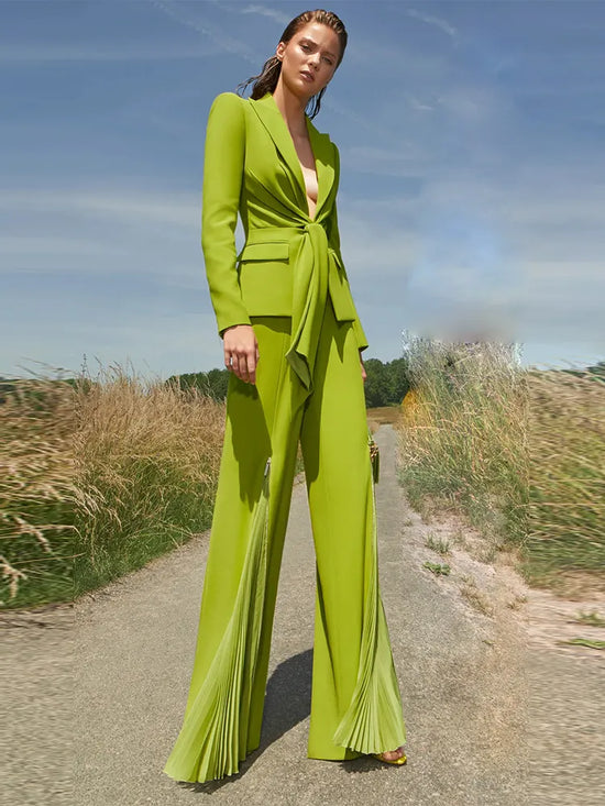 HIGH QUALITY Newest Fashion 2023 Designer Runway Suit Set Women&