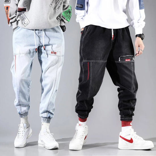 2023 Spring new jeans men streetwear fashion denim harem men&