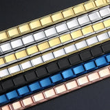 2024 New Popular Fashion Italian Module Charm Links Fit 9mm Bracelet Stainless Steel Links Jewelry Making