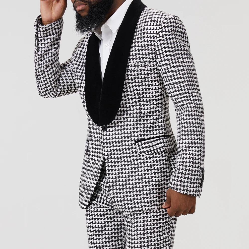 Men's Business Suit Sets Coat Trousers / 2023 Male Casual 2Pcs Wedding Dress Blazers Jacket Pants Men's Wedding Host Suit