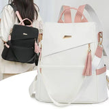 2025 Fashion Oxford Cloth Women Backpack Anti Theft Back Zipper Large Capacity Casual Travel Double Shoulder Student Bag