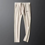 Autumn Winter warm sports Men Sets suit for men zipper stand-up collar cardigan jacket straight leg sweatpants two-piece set