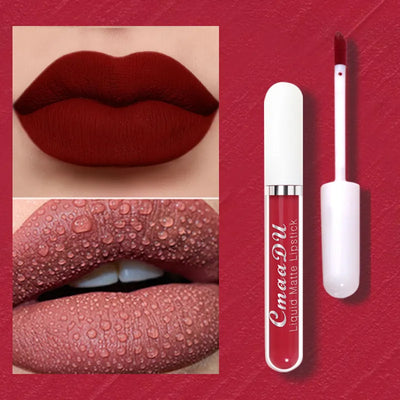 Sexy Velvet Matte Lip Gloss Liquid Lipstick Lipgloss Beauty Red Nude Waterproof Longlasting Makeup