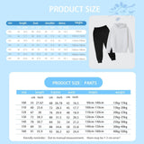 2025 Y2k Two-Piece Clothing Lilo and Stitch Hoodie Kids Long Sleeve Girls Sweatshirt + Pants Set for Baby Boys Clothing