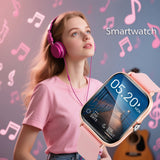 Smartwatch with Multiple Sports Modes, Wireless Calling, Weather Updates, Remote Camera Control, Music Playback, Compatible with iOS and Android, New 1.83-Inch Large Screen Smart Watch for Outdoor Activities & Daily Wear, Mul